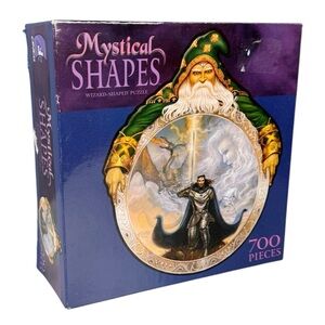 Mystical Shapes Wizard Shaped Puzzle 700 Piece Complete Ceaco INC 2005 No 1118-1